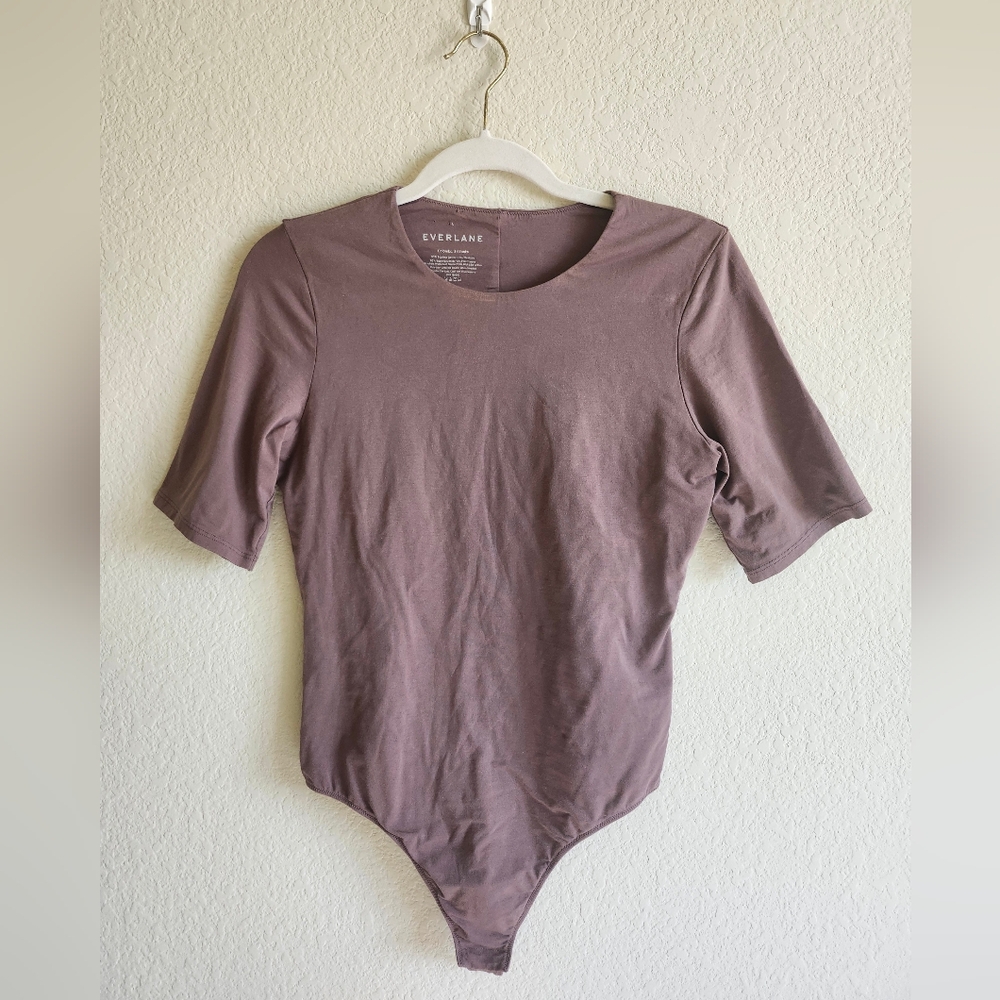 Everlane The Short-Sleeve Crew Neck Bodysuit